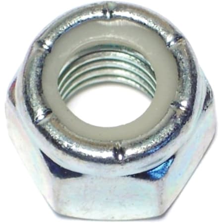 Midwest Fastener Lock Nut, 1/2"-13, Nylon, Zinc Plated 3653