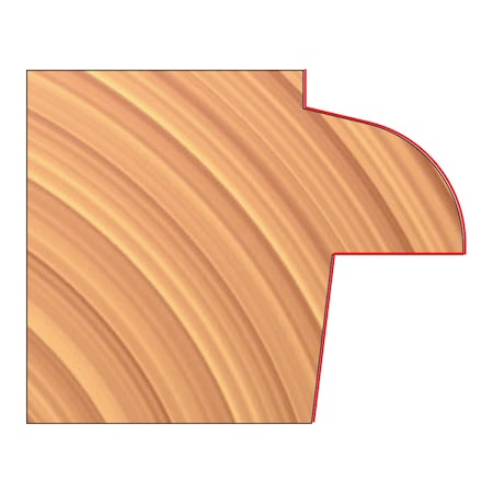 Freud 3-9/16in. x 1-1/4in. x 1-1/4in. Door Lip Cutter UP001-IC