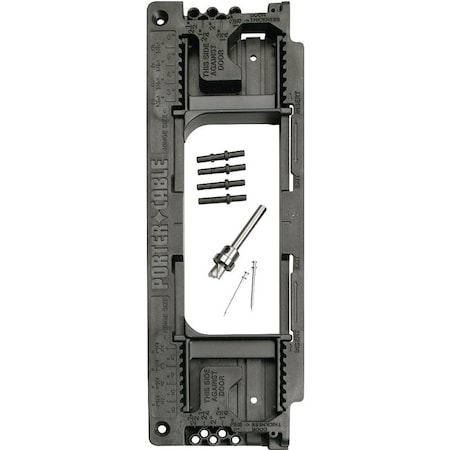 Porter-Cable PORTER-CABLE 59370 Door Hinge Template, Plastic/Steel 59370