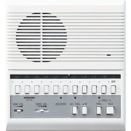 Aiphone Call Audio Master Station, LE Series LEF-10C