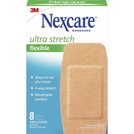 3M Soft 'n Flex Bandages, 2W, Beige, 8PK MMM57108