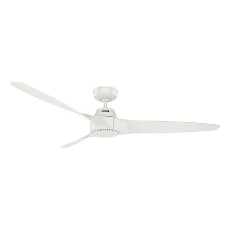 Hunter Ceiling Fan, White, 60 in Dia, 3 Blade 52998