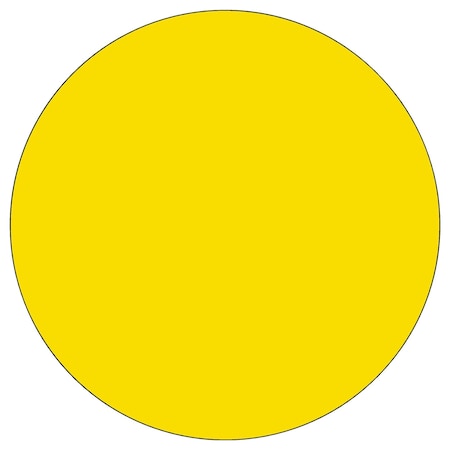Sign Solutions Usa HIP Dbl .080 48'' Circle Sheeted Blank, YELLOW US08HYE48CIRDBLBLANK