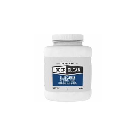 Diversey Beer Clean Glass Cleaner, Unscented, Powder, 4 lb. Container, 2PK 990201