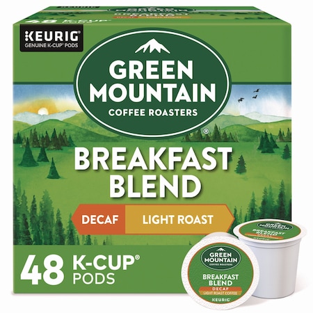 Green Mountain Coffee Breakfast Blend Decaf Coffee K-Cups, 48PK 5000378815