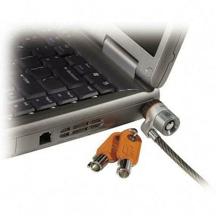 Kensington MicroSaver Keyed Laptop Lock with 6 ft. Cable, Black/Gray 64068