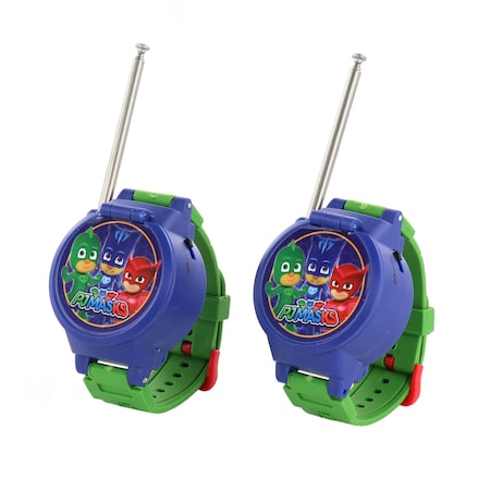 Hasbro PJ Masks 2 Piece Wrist Walkie Talkie Set With Built in Watch WT5-02120