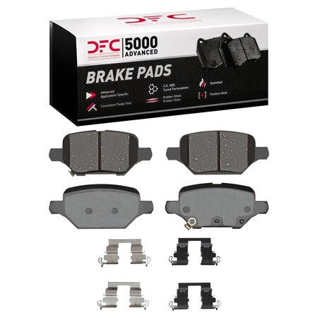 Dfc 5000 Advanced Disc Brake Pad Set,  1551-2168-01