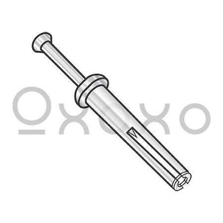 Oxoxo 1/4X1 1/2 Mushroom Head Hammer Drive Anchor 18 8 Stainless Steel, 100PK 283337