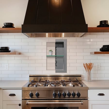 M-D Building Products Building Products PROVA NICHE 3-3/8'' x 12'' Glass Shelf 80200