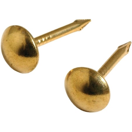 Hillman Nail Furn Round Sm Brass 122690