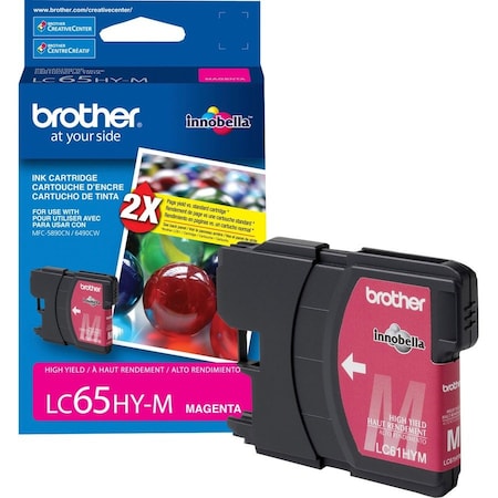 Brother High Yield Magenta Ink Cartridge LC65HYM