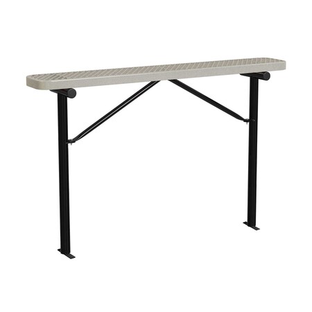 Leisure Craft Benchw/oBack, Ingroud Mount, 6ft, Sandstone B6XPIG-SANDSTONE