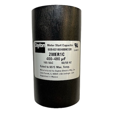 Dayton Motor Start Capacitor, Round 2MER1