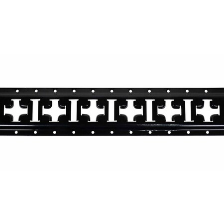 Mytee Products Horizontal & Vertical Cross E-Track - 5 Feet - Black Powder Coated ETKC5-BLK
