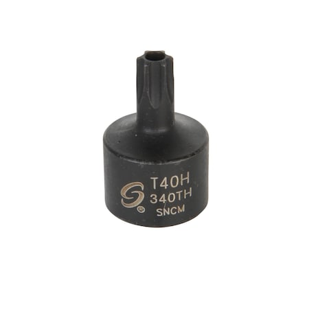 Sunex 3/8 in Drive T40H Stubby Tamperproof Internal Star Impact Socket 340TH