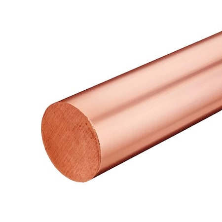 Southern Copper C11000 ETP Copper Round Bar 0.125 in Diameter 60.0 in Length C11000DIA125-60