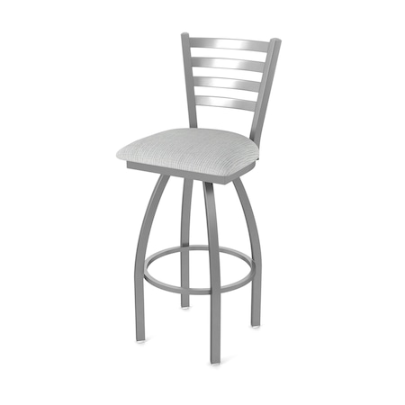 Holland Bar Stool Co 410 Jackie Stainless Steel 36in Swivel Bar Stool with Graph Alpine Seat 41036SS020