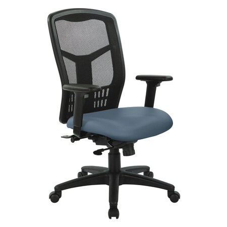Office Star Products ProGrid High Back Managers Chair, Blue Dillon 90662-R105