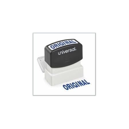 Universal Message Stamp, ORIGINAL, Pre-Inked One-Color, Blue UNV10060