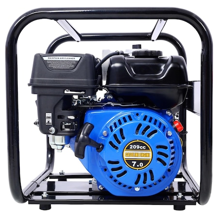 Wrightmaster 3 in. Semi-Trash Water Pump, 7HP 209cc Gas Powered with 50ft Discharge Hose and Kit, 264 GPM ZR-134908