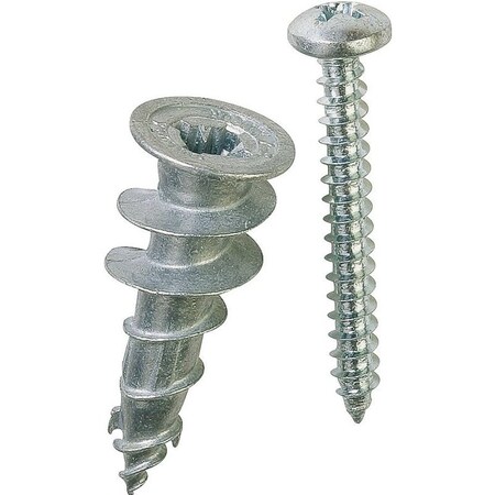 E-Z Ancor E-Z Ancor Screw Anchor, 1-1/4" L, Nylon, 50 lbs Tension Strength 29503A