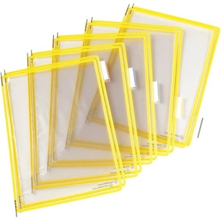 Tarifold Pivoting Pockets, Yellow, PK10 P040