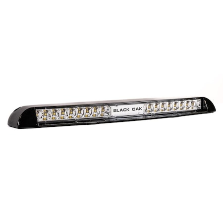 Black Oak Led Black Oak Low Profile Marine Bar, Flood, Black LP-BX