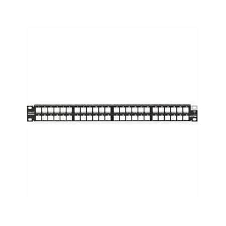 Leviton 48-Port 1Ru Hd Patch Panel, Flat Shielded Atlas-X1 4S255-D48