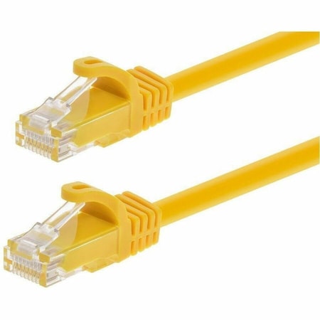 Monoprice Flexboot Cat6 24AWG Cable, 20 ft.Yellow 11282
