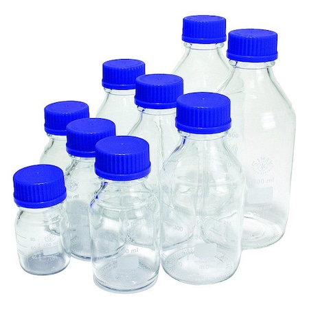 United Scientific Supplies Inc Media/Storage Bottle, Borosilicate Glass BMSET10