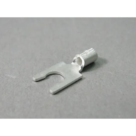 Nichifu Non-Insulated Spade Terminals, Locking, Stud #4, AWG 16-14 2LY-3S