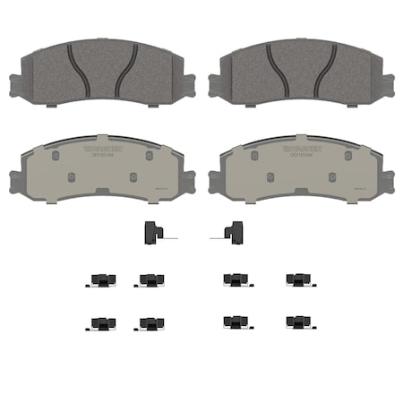 Wagner Brake OEX Front Disc Brake Pad Set Premium Semi - Met,  OEX1631AM