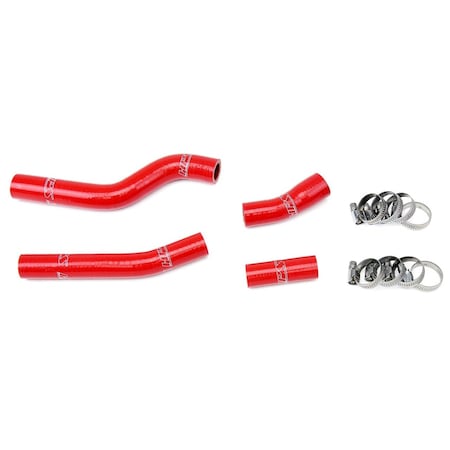 Hps Performance High Temp Reinforced Silicone Radiator Coolant Hose Kit, Red,  57-1264-RED