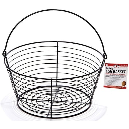 Miller Egg Basket, 13 in W, Black EB13