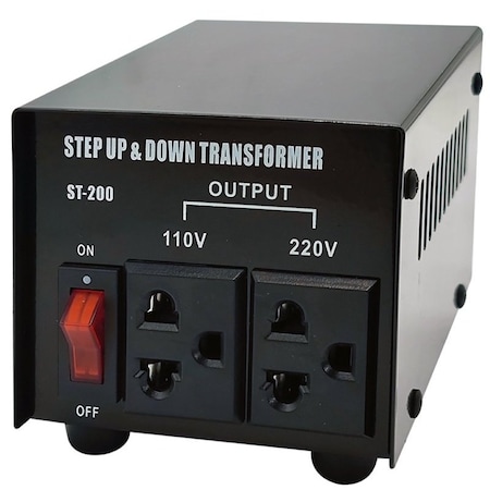 Goldsource Step Up/Down Transformer, 200 VA , 110/220 VAC Secondary ST-200W