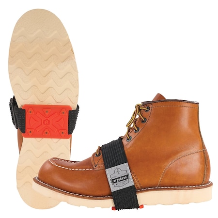 Ergodyne Ice Cleats, Orange, Mid-Sole, PR 6316