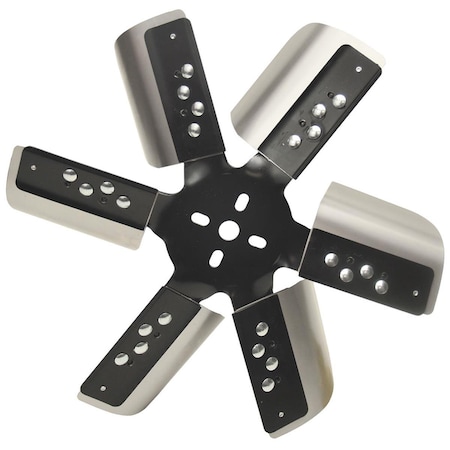 Derale 17015 15 in. Heavy Duty Stainless Steel Standard Rotation Flex Fan DER17015