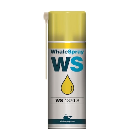 Whale Spray Lubricant, Food Gd 1370 H1+PTFE, Foam, Aerosol, 400ml 1370S1320