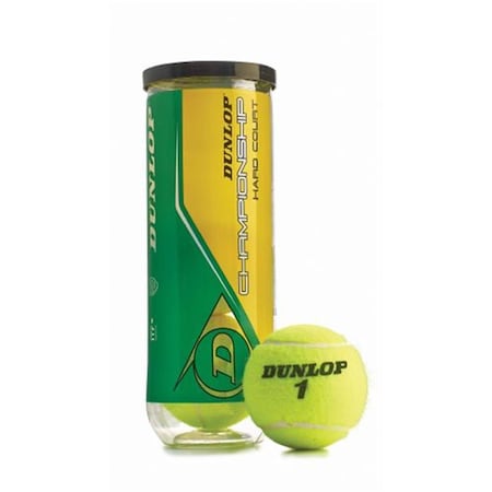 Dunlop Championship Hard Court Tennis Balls, 3PK MTDUNCAN