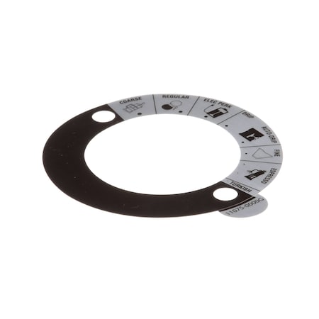 Bunn DECAL, GRIND SELECT-DIAL 11075.0000
