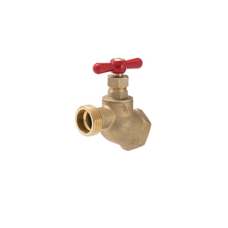 Proline Series Brass 3/4-in FIP x 3/4-in MHT No Kink Heavy Duty Hose Bibb 102-414