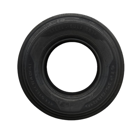 Rubbermaster - Steel Master RubberMaster ST205/75R15 10 Ply TL Highway Rib Tire on a 6 on 5.5 Bolt White Eight Spoke Wheel 491238
