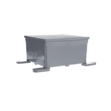 Abb Carlon Polycarbonate Molded Screw Cover Junction Box 8x8x4 in E989N-CAR