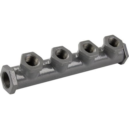 Pro-Flex 3/4''x3/4'' FIP CSST Iron Manifold with, 4 1/2'' Ports PFMN-CCBC