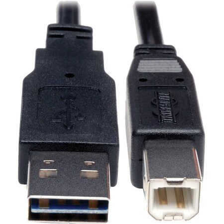 Tripp Lite 1-FT. UNIVERSAL REVERSIBLE HI-SPEED USB 2.0 CABLE, REVERSIBLE A-MALE TO B-MALE UR022-001