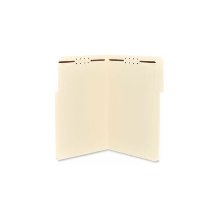 Universal Manila Folder, 2 Fastener, 1/3Tab, Lgl, 50PK UNV13520