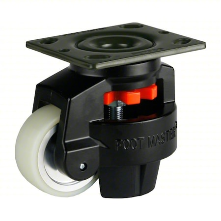Foot Master Plate Caster, Polyurethane, 120mm H GD-100FBLKPUSUW