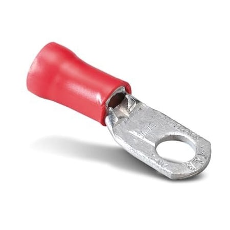 Abb INS VINYL RING TERM, 8, 1/4, RED, 200PK RDV717