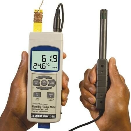 Omega HANDHELD THERMOMETER/HYGROMETER RHXL3SD